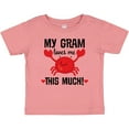 thumbnail image 3 of Inktastic My Gram Loves Me Grandchild Boys or Girls Baby T-Shirt, 3 of 5