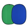 thumbnail image 3 of Graflsoa Andoer Portable Dual-Sided Blue/Green Photography Backdrop - Lightweight, Foldable, and Durable Polyester Cotton Material for Studio and Outdoor Use, 3 of 6