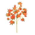 thumbnail image 2 of 12 Unids Hojas de Arce Artificiales Sunnimix 2 Colores Autumn Red, 2 of 8