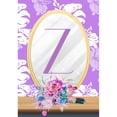 thumbnail image 2 of America Forever Spring Monogram Garden Flag Letter Z 12.5 x 18 inches Double Sided Vertical Outdoor, Yard, Lawn, Beautiful Floral Design, White Flower, Summer Floral Garden Flag, 2 of 5