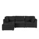 thumbnail image 2 of Sala Modular con Taburete 3 Plazas Dicasa Versa Negro, 2 of 8