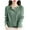 Green, variant on Osmanthus Needle Knitted Cardigan for Women In Autumn and Winter New Korean Round Neck Outerwear Base Sweater Solid Color Loose Jacket Sweater Tape Sweatshirt Colla Sweaters for Women Hoodie