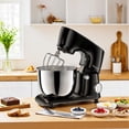 thumbnail image 2 of Vezzio Stand Mixer,6 Quarts,10-Speed Tilt-Head,Kitchen Food Mixer with Stainless Steel Bowl,Dough Hook,Whisk, Beater,Egg White Separator (Black), 2 of 7