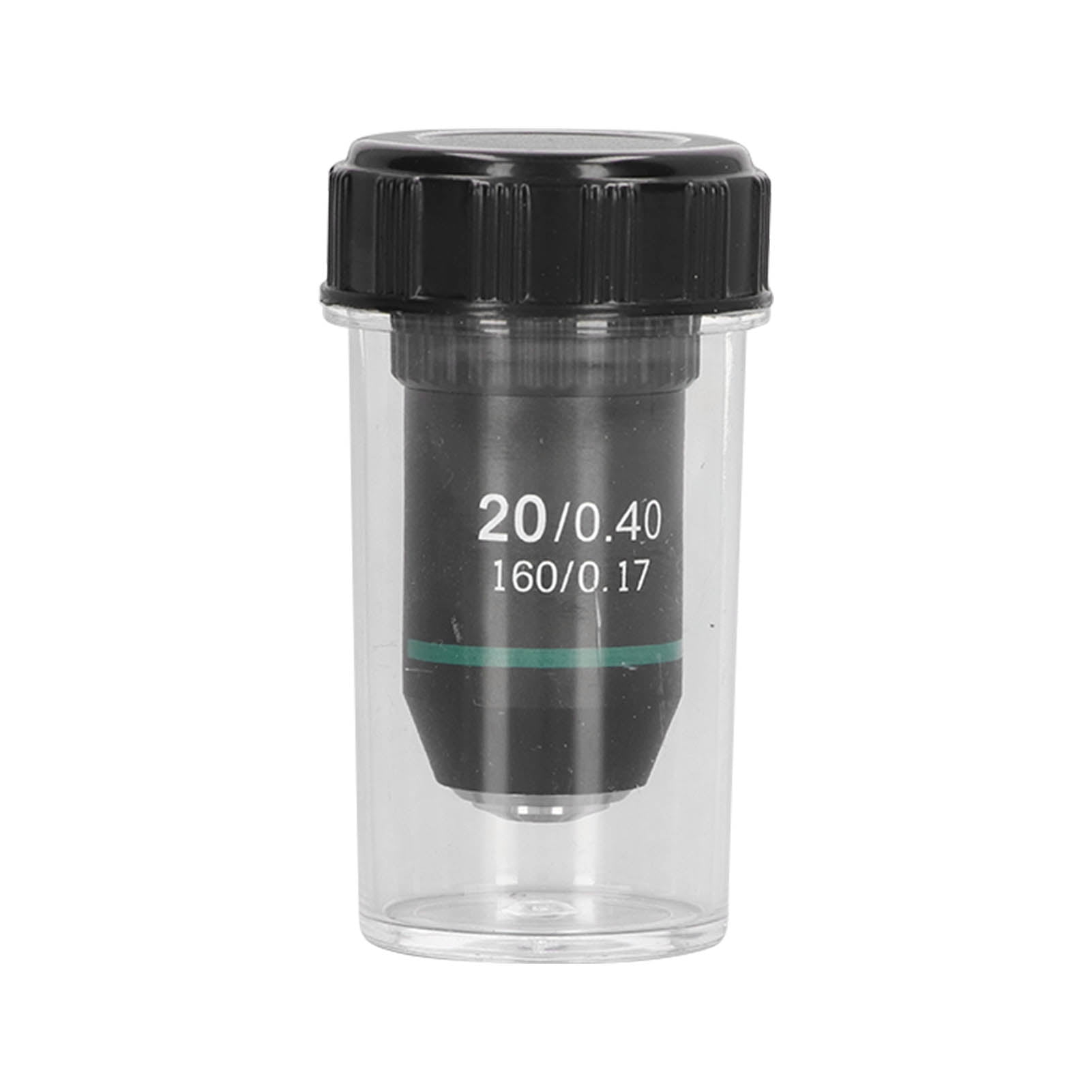 Fugacal Microscope Objective Lens,Achromatic Objective Brass Plated 20X