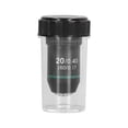 thumbnail image 1 of Microscope Objective Lens,Achromatic Objective Brass Chrome Achromatic Objective Objective Lens High-Intensity Output, 1 of 14