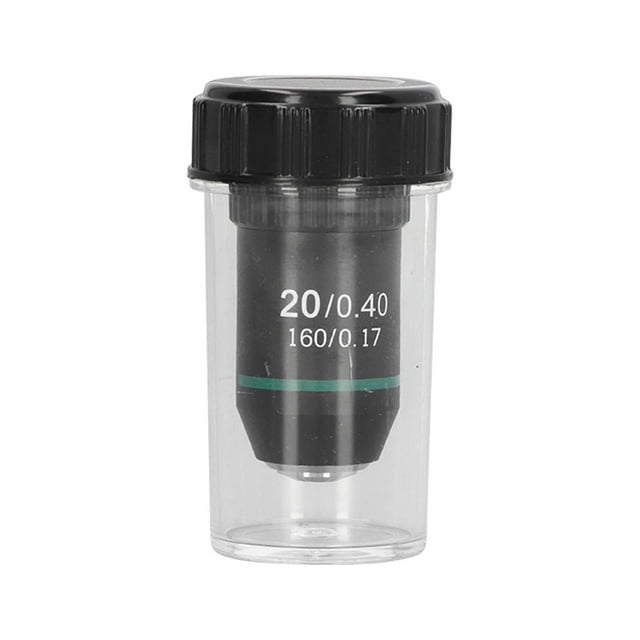 Microscope Objective Lens,Achromatic Objective Brass Chrome Achromatic Objective Objective Lens High-Intensity Output