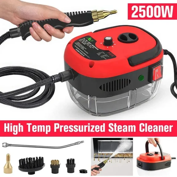 LUOLAX Handheld Pressurized Steam Cleaner 2500W High Temp Portable Cleaning Machine