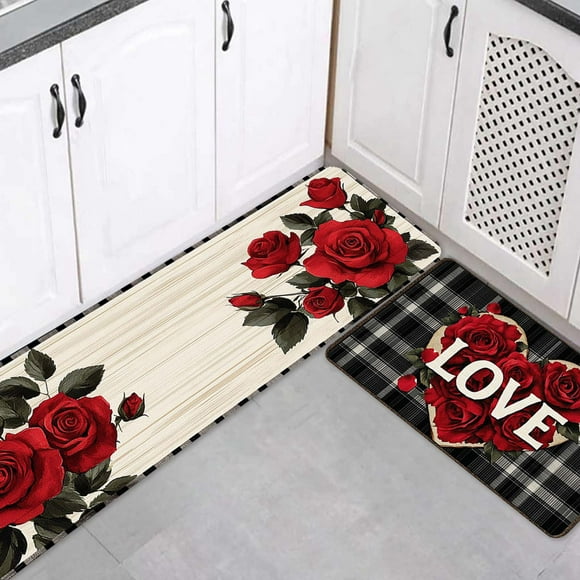 Product Classification Carpet Kitchen Carpet and Mat Set 2-Piece for Home Winter Floor Mats Soft Non-