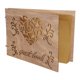 thumbnail image 1 of Libro de invitados de boda Fugacal de madera de boj Tipo 1 2 3, 1 of 8