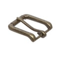 thumbnail image 2 of 1" (25 mm) Nickel Free Single Prong Rectangular Roller Belt Buckle, 2 of 2