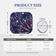 thumbnail image 3 of Fotbe Red White Blue Fireworks 1 Juego de 2 Piezas de Parasoles para Parabrisas | Bloqueador Solar para Auto | Accesorios Plegables para Protección Solar Interior-Medium, 3 of 6