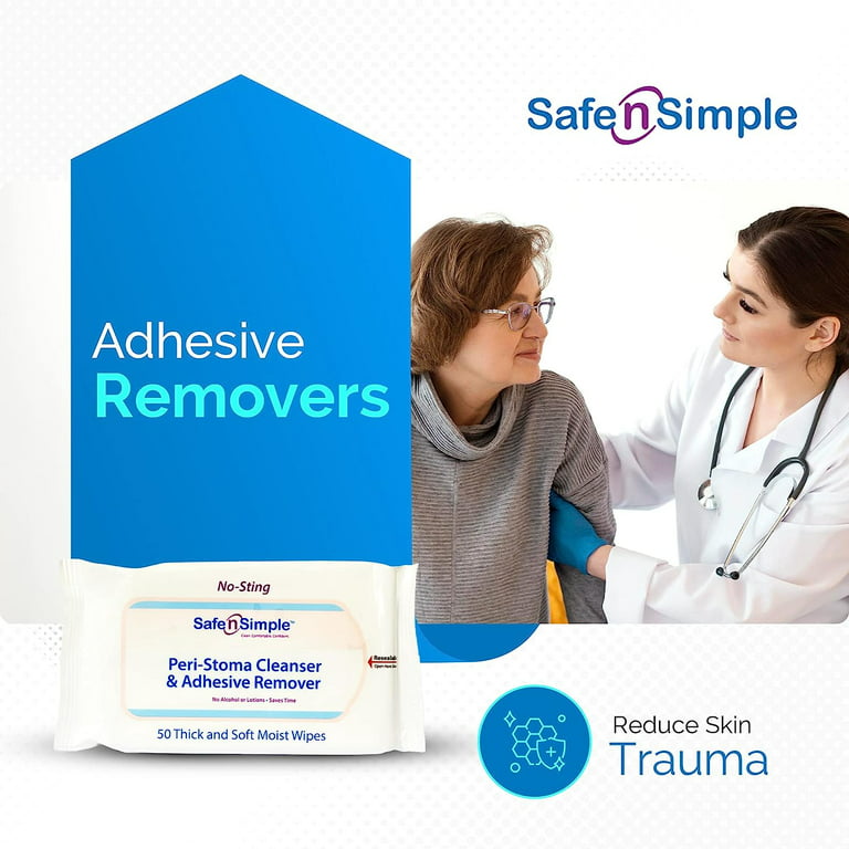 Ostomy Care Adhesive Remover Wipes