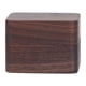 thumbnail image 4 of CAJA DE ANILLO DE MADERA, Soporte de Anillo de Madera Portátil Liviano Nuez Negro Retro Hermoso para Compromisos, 4 of 7