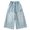 Blue, variant on UJNDER Versatile Girls Casual Denim Capri Pants for Tween and Big Kids Flowy Wide Leg Straight Denim Shorts Style Comfort Girls Wide Leg Pants,Blue,11-12 Years