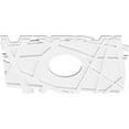 thumbnail image 2 of 26"W x 17 3/8"H x 7"ID x 9 1/4"C x 1"P Novo Architectural Grade PVC Contemporary Ceiling Medallion, 2 of 11