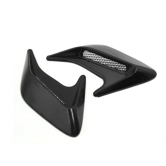 Unique Bargains Universal Stick-on Car Side Fender Decorative Air Flow Vent Hood Cover Sticker 2pcs