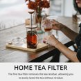 thumbnail image 3 of Shisuyan Daily Tea Filter Stainless Steel Tea Accessory Filtering Tea Leaves for Friends 1Set, 3 of 9