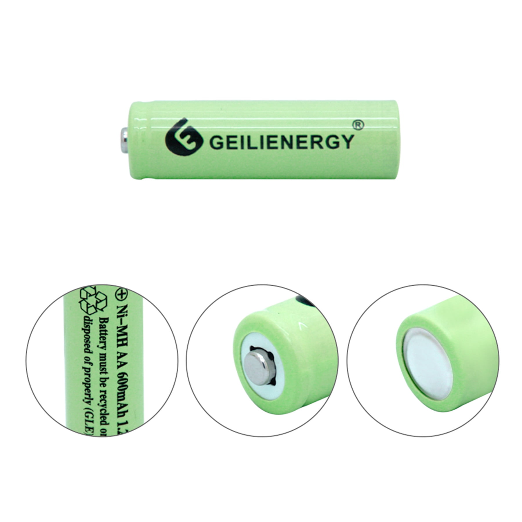 OXWINOU 1.2V AA Rechargeable Battery 24PCS Ni-MH Double a Battery