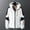 White, variant on Men Winter Short Thickened Warm Hooded Down Jacket Olive Long Jacket Men Thin Jacket