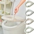 thumbnail image 1 of Fiudx Cojín para Asiento de Inodoro, Poliéster Suave, Fácil Instalación con Asa, Lavable para Un Fácil Mantenimiento, Esencial para El Baño, Portátil y Fácil de Transportar, Tamaño 33 X 33 Cm., 1 of 7