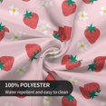 thumbnail image 5 of Strawberry Table Cloth Round Table Cover Wrinkle Resistant Waterproof Tablecloth 60 Inch Washable for Kitchen Party Picnic Fruit, 5 of 6