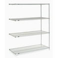thumbnail image 2 of Nexel Poly-Z-Brite® 5 Tier Wire Shelving Add-On Unit, 72"W x 21"D x 86"H, 2 of 4
