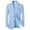 Light Blue, variant on Slim Fit Blazer For Men Qiggri Men's Fashionable Casual Long Sleeved Lapel Suit Jacket Blazer