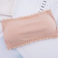 thumbnail image 5 of Strapless Solid Tube Top Seamless Bandeau Bra Knitted Thread Tube Top Summer Crop Top Bra, 5 of 10