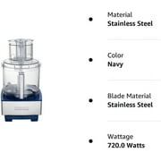 Cuisinart 14BCNYCB 14-Cup Food Processor, Navy