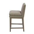 thumbnail image 3 of Bowery Hill 26"H Modern Fabric Counter Stool in Wordsworth Cocoa/Gray, 3 of 7