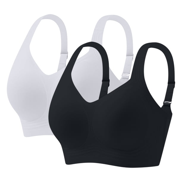 Sujetáneos para las Mujeres sin Cables sin Acolchado Push Up Jelly Sujetáneo, Cómodo Suave Mantequilla Tshirt Sujetáneos para las Mujeres Todos los Días Yoga Bralette Sport Top