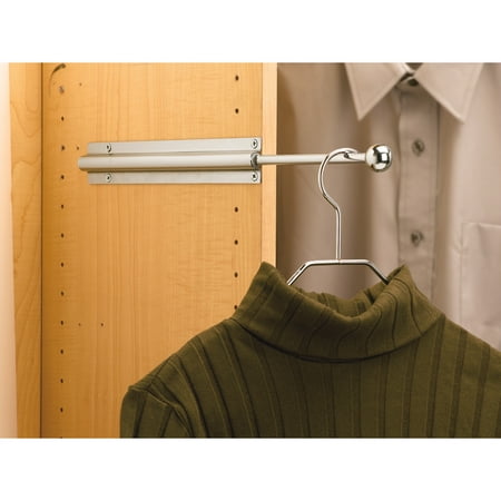 Rev-A-Shelf - Extendable Metal Closet Valet Clothes Rod - Chrome