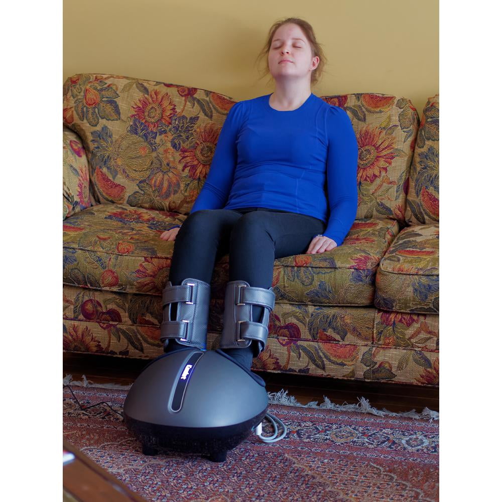 Naipo Foot Massager Deep Shiatsu Kneading Massage with Heat and Adjustable Intensity for Home Use
