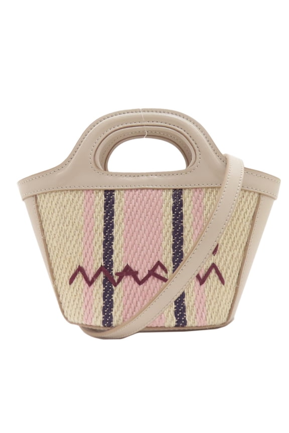 Pre-Owned Marni Tropiclia 2-Way Handbag, Leather/Cotton, Women's