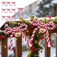 thumbnail image 3 of Christmas Decorations Bows, Party Atmosphere Decorations 10Pcs, 3.4x3.0in for Tree Wreath Wall Window Holiday Party Decor, 3 of 5