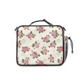 thumbnail image 3 of Insulated Lunch Bag Teen,Pioneer Flower Floral Print Pattern Toddler Lunch Bag Lunch Box,Bento School Lunch Bag with Adjustable Shoulder Strap and Bottle Holder, 3 of 6