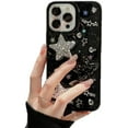 thumbnail image 7 of Bling Glitter 3D Stars Diamond Phone Case Compatible with iPhone Case (Clear,iPhone 11 Pro), 7 of 7