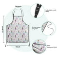 thumbnail image 3 of Princess Castle & Unicorn Pattern Kids Aprons for Girls and Boys,Adjustable Neck Strap Toddler Aprons for Kids Cooking Baking, 3 of 6