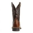 thumbnail image 4 of Men's Faux Leather Embroidered Mid Calf Western Cowboy Work Boots, 4 of 5