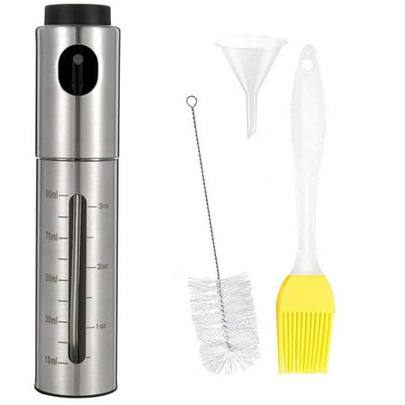 Oil Sprayer With Oil Brush Cleaning Brush And Funnel Olive - Temu