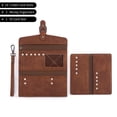 thumbnail image 6 of Wrangler Womens Wallet Western Wristlet for Women Rfid Wallet with Detachable Credit Card Holder, Brown, 6 of 7
