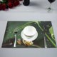 thumbnail image 1 of ABPHQTO Mantel de mesa de rana Mantel de comida 30x45 cm, 1 of 2