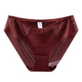 thumbnail image 2 of Womens Nylon Spandex Briefs Coffee Breathable High Waisted Underwear with Moisture Wicking Mesh Panel Comfortable Plus Size Panties XL-3XL,Size XL, 2 of 3