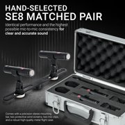 sE Electronics sE8 Small Diaphragm Cardioid Condenser Mic (Factory Matched Pair)