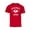 Red, variant on Mens Pickleball Legend T-shirt, Paddleball Player Tee, Black Small