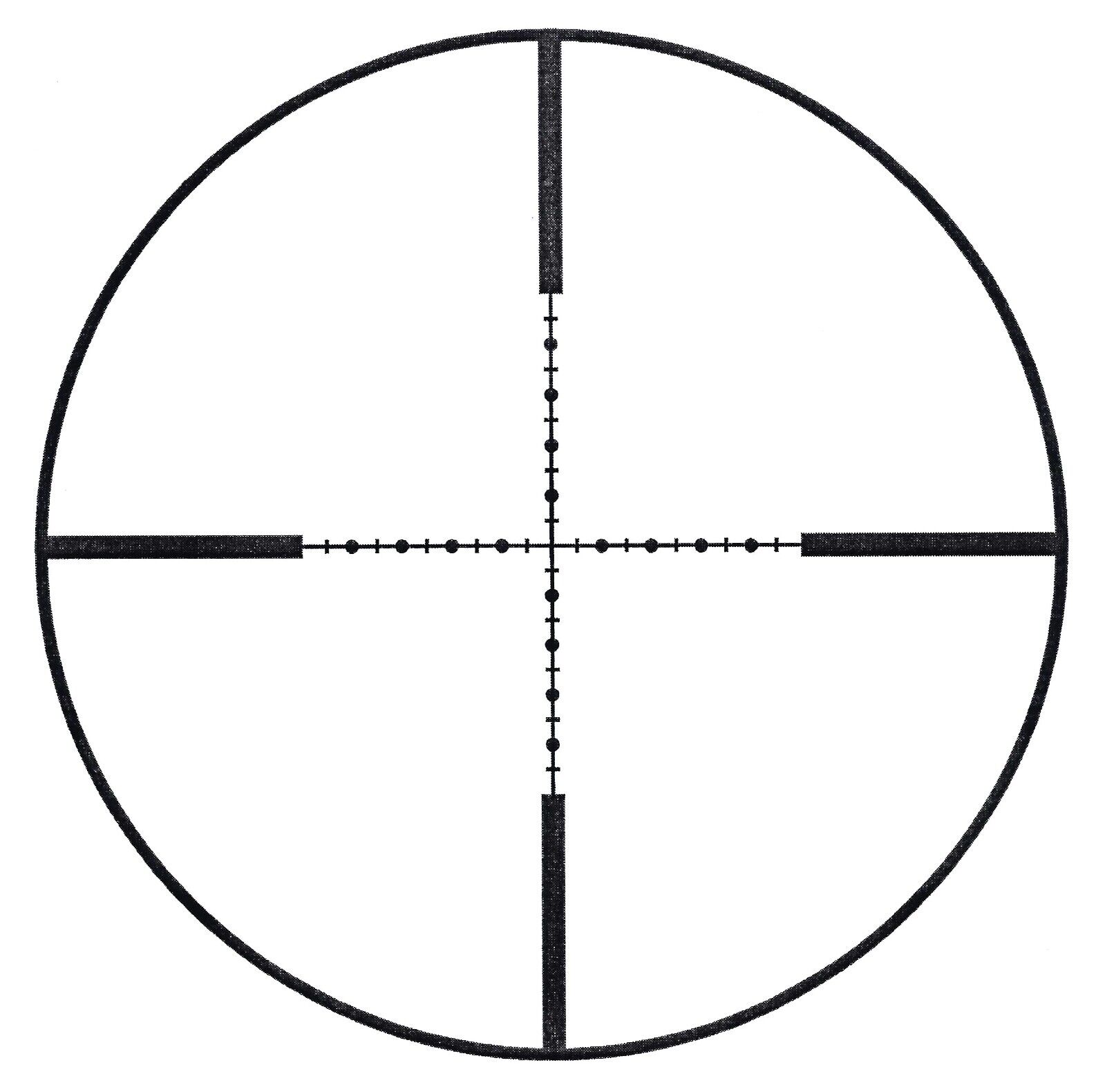 Hammers 4-12X40 AO Hunting Rifle Scope with Parallax Adjustable Objective and Weaver Ring