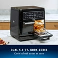 thumbnail image 2 of Oster 11-Quart Flex Air Fryer Oven, Dual Air Fryer with 2 Cooking Zones, Double Air Fryer with 6 Cooking Functions, Large Air Fryer with 2 Frying Baskets, 2 of 5