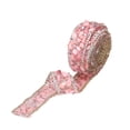 thumbnail image 2 of Cinta de diamantes de imitación de 2 cm de ancho y 2 m de largo, corte arbitrario, hermoso diseño, prensado en caliente, cinta para ropa, color rosa, 2 of 14
