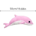 thumbnail image 2 of Delfín de Peluche PELUCHERIA 50 cm Mediano Rosa, 2 of 5