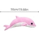thumbnail image 2 of Delfín de Peluche PELUCHERIA 50 cm Mediano Rosa, 2 of 5